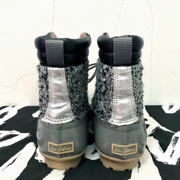 Silver & tweed rain boots - Picture 3 of 7